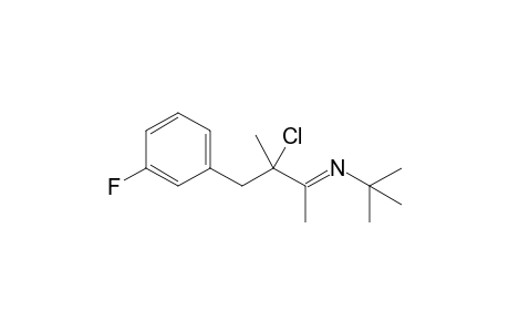 N-[3'-Chloro-3'-methyl-4'-(3"-fluorophenyl)-2'-butylidene]-(t-butyl)amine