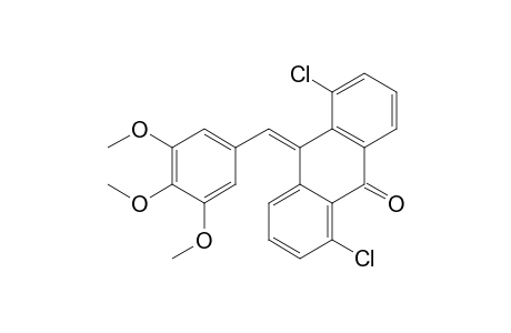 (E)-1,5-Dichloro-10-(3,4,5-trimethoxybenzylidene)-10H-anthracen-9-one