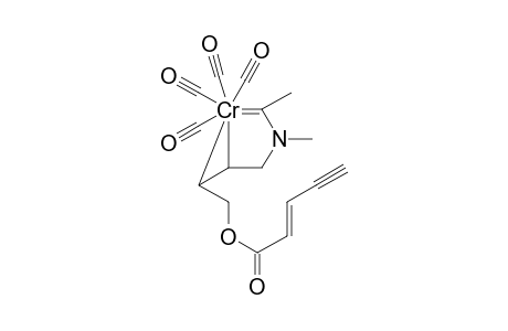 [(4,5-.eta.2)-1-(N-Ethylene-N-methylamino)but-2-en-4-yloxycarbonyl-but-1-en-3-yne]tetracarbonylchromium(IV) complex