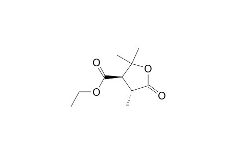 trans-3-(Ethoxycarbonyl)-2,4-dimethyl-4-pentanolide