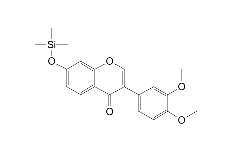 3',4'-Dimethoxy-7-hydroxyisoflavone, trimethylsilyl ether