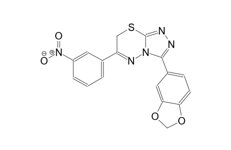 3-(1,3-benzodioxol-5-yl)-6-(3-nitrophenyl)-7H-[1,2,4]triazolo[3,4-b][1,3,4]thiadiazine