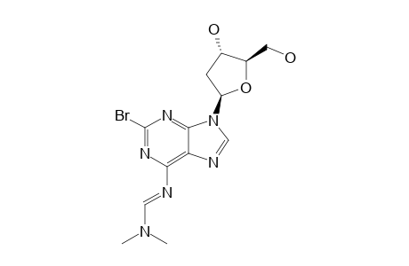 2-BROMO-9-(2'-DEOXY-BETA-D-ERYTHRO-PENTOFURANOSYL)-6-([(DIMETHYLAMINO)-METHYLIDENE]-AMINO)-9H-PURINE