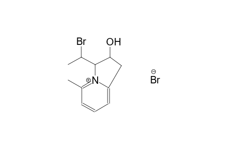 3-(1-bromoethyl)-2-hydroxy-5-methyl-1H,2H,3H-indolizinium bromide