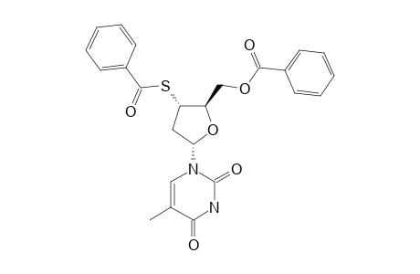 1-(5-O-BENZOYL-3-BENZOYLTHIO-2,3-DIDEOXY-ALPHA-D-ERYTHRO-PENTAFURANOSYL)-THYMINE
