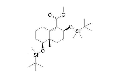 Methyl (3S*,6S*,7S*)-3,7-bis(1,1,2,2-tetramethyl-1-silapropoxy)-6-methylbicyclo[4.4.0]dec-1-en-2-carboxylate
