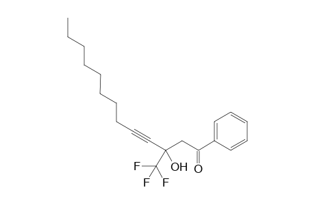 3-Hydroxy-1-phenyl-3-(trifluoromethyl)tridec-4-yn-1-one