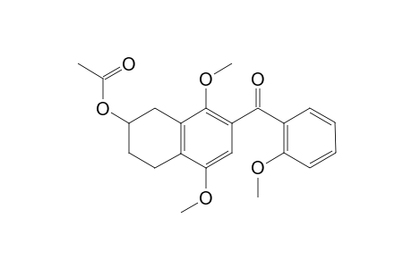6- and 7-(2-Methoxybenzoyl)-2-carbomethoxy-5,8-dimethoxytetralin