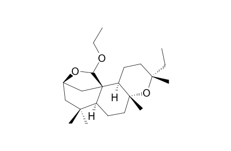 2.beta.,20:8.alpha.,13-diepoxy-20.xi.-ethoxylabdane