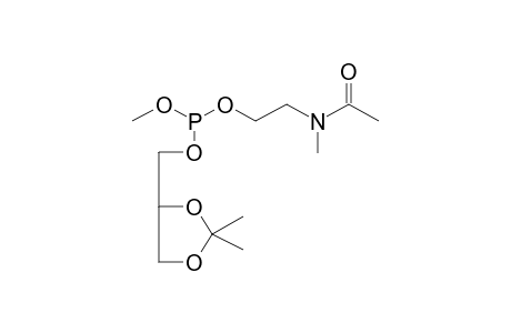 O-(1,2-ISOPROPYLIDENEGLYCERO-3)-O-METHYL-O-(2-N-METHYL-N-ACETYLAMINOETHYL)PHOSPHITE
