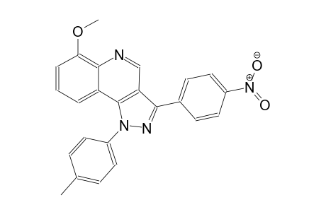 methyl 1-(4-methylphenyl)-3-(4-nitrophenyl)-1H-pyrazolo[4,3-c]quinolin-6-yl ether