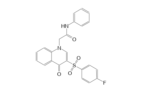 1-quinolineacetamide, 3-[(4-fluorophenyl)sulfonyl]-1,4-dihydro-4-oxo-N-phenyl-