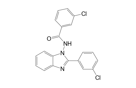 1-(3-Chlorobenzoylamido)-2-(3-chlorophenyl)benzimidazole