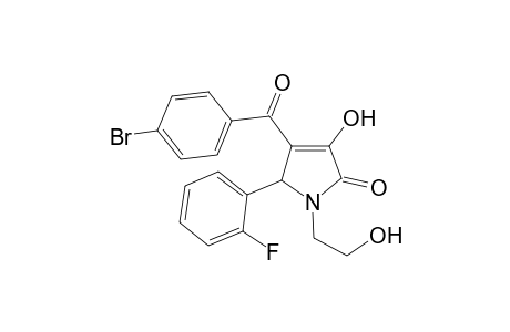4-(4-Bromo-benzoyl)-5-(2-fluoro-phenyl)-3-hydroxy-1-(2-hydroxy-ethyl)-1,5-dihydro-pyrrol-2-one