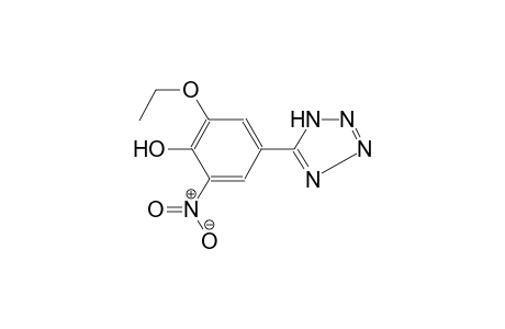 2-ethoxy-6-nitro-4-(1H-tetraazol-5-yl)phenol
