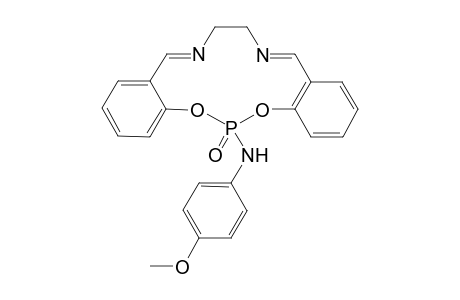 (5E,9E)-16-(4-Methoxyanilino)-7,8-dihydro-16lambda5-dibenzo-[d,l][1,3,7,10,2]dioxadiazaphosphacyclotridecin-16-one
