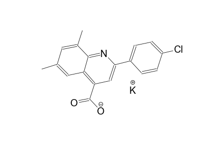 potassium 2-(4-chlorophenyl)-6,8-dimethyl-4-quinolinecarboxylate