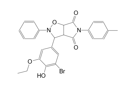 3-(3-bromo-5-ethoxy-4-hydroxyphenyl)-5-(4-methylphenyl)-2-phenyldihydro-2H-pyrrolo[3,4-d]isoxazole-4,6(3H,5H)-dione