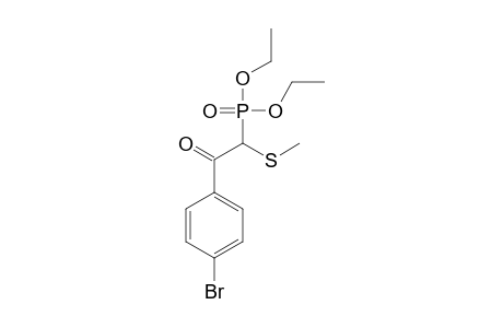 DIETHYL-1-METHYLTHIO-1-(4'-BROMOBENZOYL)-METHYLPHOSPHONATE