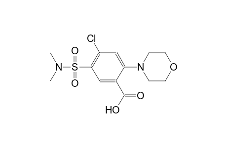 benzoic acid, 4-chloro-5-[(dimethylamino)sulfonyl]-2-(4-morpholinyl)-