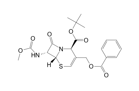 (2R,6R,7R)-3-(benzoyloxymethyl)-7-(carbomethoxyamino)-8-keto-5-thia-1-azabicyclo[4.2.0]oct-3-ene-2-carboxylic acid tert-butyl ester