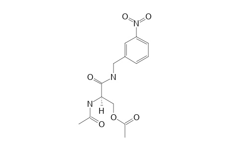 (R)-N-(3-NITROBENZYL)-2-ACETAMIDO-3-ACETOXYPROPIONAMIDE