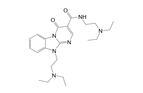 10-(2-Diethylamino-ethyl)-4-oxo-4,10-dihydro-benzo[4,5]imidazo[1,2-a]pyrimidine-3-carboxylic acid (2-diethylamino-ethyl)-amide