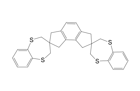 Dispiro-bis[(2H-Benzo[f]-3,4-dihydro-1,5-dithiepine-3,2,3',5' )cyclopentano[e' ]indan]
