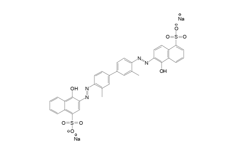 1-Naphthalenesulfonic acid, 4-hydroxy-3-[[4'-[(1-hydroxy-5-sulfo-2-naphthalenyl)azo]-3,3'-dimethyl[1,1'-biphenyl]-4-yl]azo]-, disodium salt