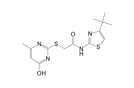 acetamide, N-[4-(1,1-dimethylethyl)-2-thiazolyl]-2-[(4-hydroxy-6-methyl-2-pyrimidinyl)thio]-