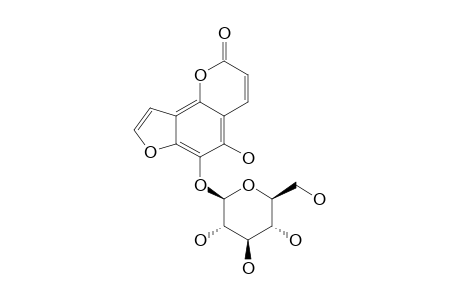 6-O-BETA-D-GLUCOPYRANOSYL-5-HYDROXYANGELICIN