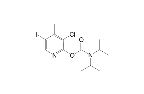 N,N-diisopropyl-3-chloro-5-iodo-4-methyl-2-pyridyl O-carbamate
