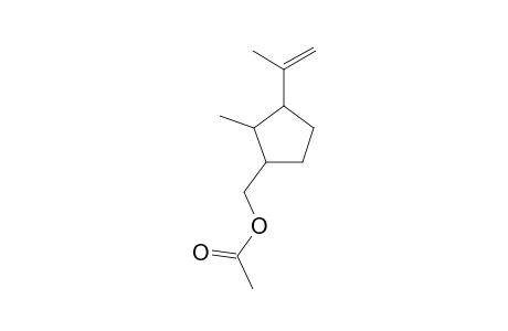 Cyclopentane, 1-acetoxymethyl-3-isopropenyl-2-methyl-