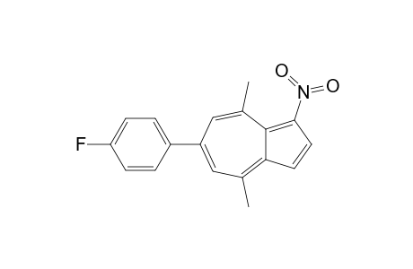 6-(p-fluorophenyl)-4,8-dimethyl-1-nitroazulene