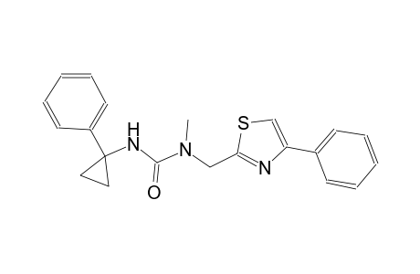 urea, N-methyl-N'-(1-phenylcyclopropyl)-N-[(4-phenyl-2-thiazolyl)methyl]-