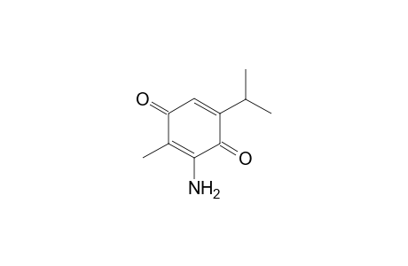 (3-amino-5-isopropyl-2-methyl)-1,4-benzoquinone