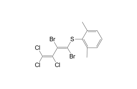 1,2-Dibromo-3,4,4-trichloro-1-(2,6-dimethylphenylthio)-1,3-butadiene