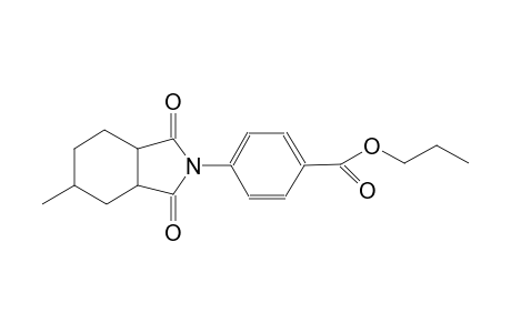 benzoic acid, 4-(octahydro-5-methyl-1,3-dioxo-2H-isoindol-2-yl)-, propyl ester