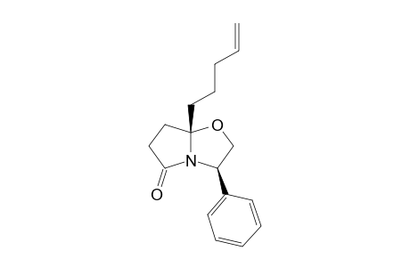(3R,7aS)-7a-pent-4-enyl-3-phenyl-2,3,6,7-tetrahydropyrrolo[2,1-b]oxazol-5-one