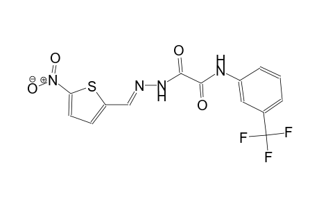 2-{(2E)-2-[(5-nitro-2-thienyl)methylene]hydrazino}-2-oxo-N-[3-(trifluoromethyl)phenyl]acetamide