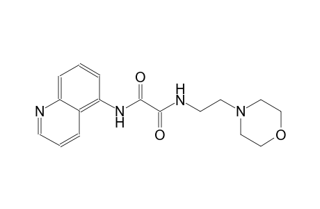ethanediamide, N~1~-[2-(4-morpholinyl)ethyl]-N~2~-(5-quinolinyl)-