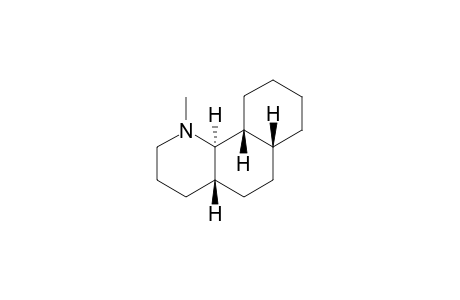 N-Methyl-trans-anti-cis-perhydro-benzo(H)quinoline