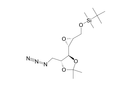 4,5-ANHYDRO-1-AZIDO-1-DEOXY-2,3-O-ISOPROPYLIDENE-6-(TERT.-BUTYLDIMETHYLSILYL)-D-GLUCITOL