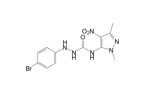 1-(p-bromophenyl)-4-(1,3-dimethyl-4-nitropyrazol-5-yl)semicarbazide