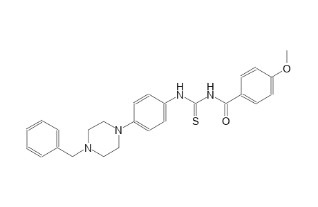 N-[4-(4-benzyl-1-piperazinyl)phenyl]-N'-(4-methoxybenzoyl)thiourea