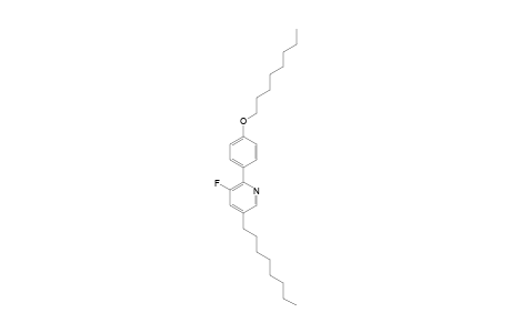 2-(4-OCTYLOXYPHENYL)-3-FLUORO-5-OCTYLPYRIDINE