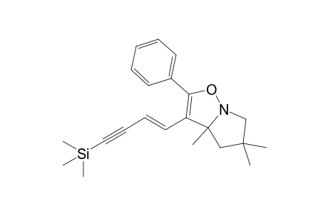 (E)-3a,4,5,6-Tetrahydro-3a,5,5-trimethyl-2-phenyl-3-[4'-(trimethylsilyl)but-1'-en-3'-ynyl]-pyrrolo[1,2-b]isoxazole