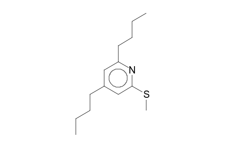 Pyridine, 2,4-dibutyl-6-(methylthio)-