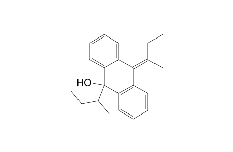 9-Anthracenol, 9,10-dihydro-9-(1-methylpropyl)-10-(1-methylpropylidene)-