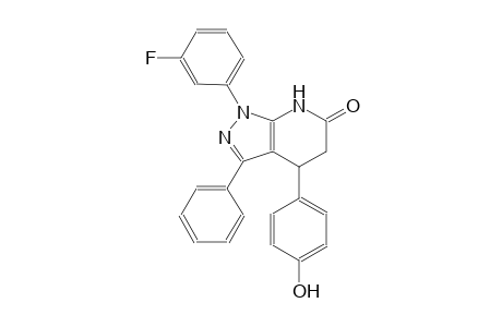 6H-pyrazolo[3,4-b]pyridin-6-one, 1-(3-fluorophenyl)-1,4,5,7-tetrahydro-4-(4-hydroxyphenyl)-3-phenyl-